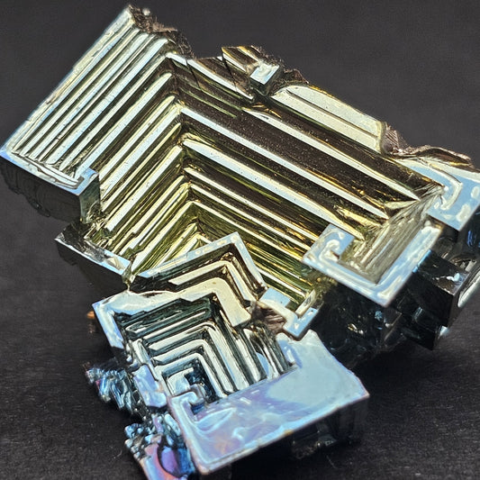 Beautifully Handcrafted Bismuth Crystal