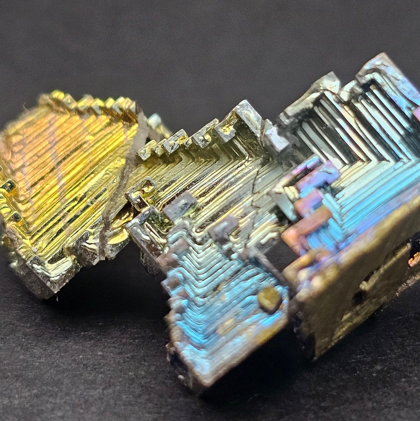 Lot of Five Bismuth Crystals